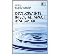 Developments in Social Impact Assessment (Elgar Mini Series) - [Livre en VO] Frank Vanclay (Auteur)