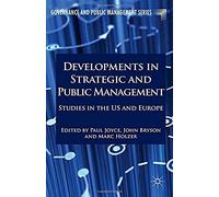 Developments In Strategic And Public Management