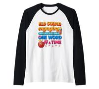Développement du langage Vintage Enseignement ELD Teacher Squad Manche Raglan
