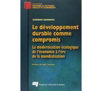 DEVELOPPEMENT DURABLE COMME COMPROMIS. LA MODERNISATION