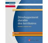 Développement Durable Des Territoires - Gouvernance Et Management Publics