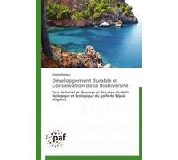 Développement durable et conservation de la biodiversité - Rebbas-K - P.academiques Francophones - broché - Etude