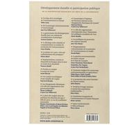 Développement Durable Et Participation Publique - De La Contestation Écologiste Aux Défis De La Gouvernance