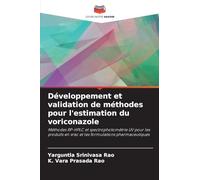 Développement et validation de méthodes pour l'estimation du voriconazole