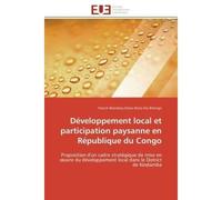 Développement local et participation paysanne en république du congo - DIATA-DIATA DIA BILONGO-F - Universitaires Europeennes - broché - Essai