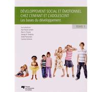Developpement social et emotionnel chez l'enfant et l'ado.t1 - Collectif - Presses Universite Du Quebec - broché - Etude