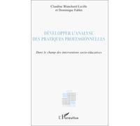 Développer l'analyse des pratiques professionnelles Dans le champ des interventions socio-éducatives - Dominique Fablet - L'harmattan - broché - Livre