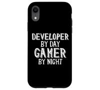 Développeur by Day Gamer by Night Software Dev Coding Game Coque pour iPhone XR