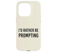 Développeur d'agents d'IA Funny Vibe Coding Prompt Engineer Coder Coque pour iPhone 15 Pro