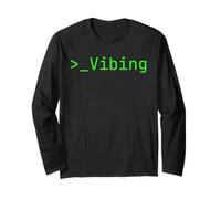 Développeur d'agents d'IA Funny Vibe Coding Prompt Engineer Coder Manche Longue