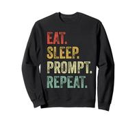 Développeur d'agents d'IA Funny Vibe Coding Prompt Engineer Coder Sweatshirt