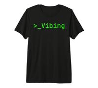 Développeur d'agents d'IA Funny Vibe Coding Prompt Engineer Coder T-Shirt Haut de Gamme
