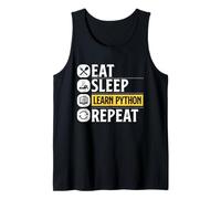 Développeur de Programmation Python Eat Sleep Learn Python Repeat Débardeur