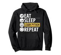 Développeur de Programmation Python Eat Sleep Learn Python Repeat Sweat à Capuche