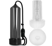 Développeur de virilité: Pompe à pénis transparente Deep RX5 - Pression Profonde