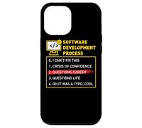 Développeur ingénieur processus de développement Logiciel Coder Geek Coque pour iPhone 12 Pro Max