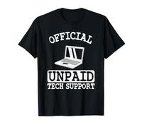 Développeur IT Guy Nerd Y2K Support Technique Officiel Non payé T-Shirt