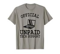 Développeur IT Guy Nerd Y2K Support Technique Officiel Non payé T-Shirt