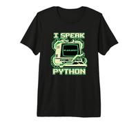Développeur Logiciel I Speak Python T-Shirt Haut de Gamme