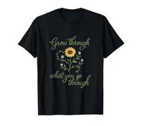Développez à travers ce que vous passez par la santé mentale graphique T-Shirt