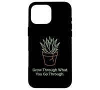 Développez grâce à ce Que Vous passez grâce à Plant Inspiration Coque pour iPhone 16 Pro Max