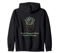 Développez grâce à ce Que Vous passez grâce à Plant Inspiration Sweat à Capuche