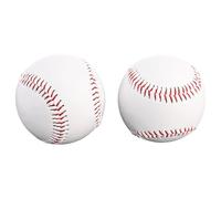 Développez vos compétences avec ce lot essentiel de 2 balles de baseball, chacune de 22,9 cm (balle rigide)