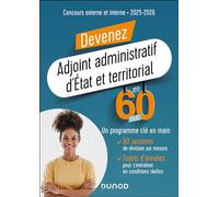 Devenez Adjoint administratif d'État et territorial en 60 jours: Concours 2025-2026