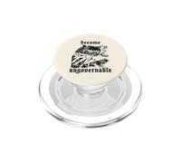 Devenez Ingouvernable Meme Snappy Cat PopSockets PopGrip pour MagSafe