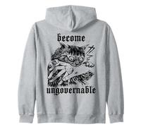 Devenez Ingouvernable Meme Snappy Cat Sweat à Capuche