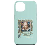 Devenez Les idées de Mars Citation Shakespeare Coque pour iPhone 13