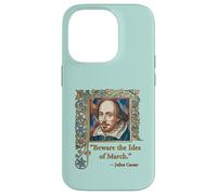Devenez Les idées de Mars Citation Shakespeare Coque pour iPhone 14 Pro