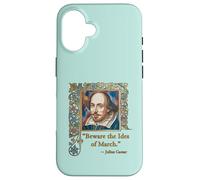 Devenez Les idées de Mars Citation Shakespeare Coque pour iPhone 16
