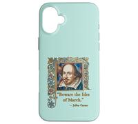 Devenez Les idées de Mars Citation Shakespeare Coque pour iPhone 16 Plus