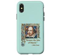 Devenez Les idées de Mars Citation Shakespeare Coque pour iPhone X/XS
