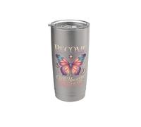 Devenez qui vous étiez censé être papillon Gobelet isotherme en acier inoxydable double paroi