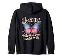 Devenez Qui Vous étiez censé être Papillon Sweat à Capuche