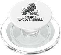 Devenez Un Corbeau drôle ingouvernable PopSockets PopGrip pour MagSafe