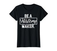 Devenez Un créateur d'histoire Enseignant Étudiant Historien Ascendance T-Shirt Graphique avec Valeur, Femme, Noir, S
