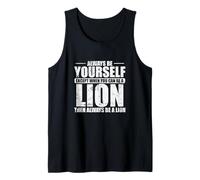 Devenez Un Lion Quand Vous Le Pouvez Africa Lion Carnivore Débardeur