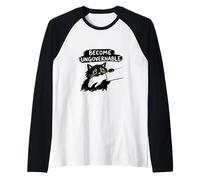 Devenez Ungouvernable Funny Cat Meme Attitude Manche Raglan