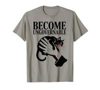 Devenez Ungovernable Cat Funny Cat Meme T-Shirt