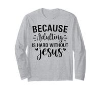 Devenir Adulte est Difficile, Hommes et Femmes chrétiens, reconnaissants, reconnaissants Manche Longue