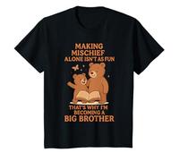 Devenir Big Brother Bear : Une révélation familiale Amusante T-Shirt