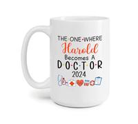 Devenir Médecin Tasse À Café Unique Mug Céramique Tasse À Thé Cadeaux Amusants Pour Noël Pâques Bureau 330Ml