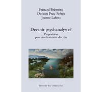 Devenir psychanalyste?