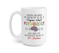 Devenir Psychologue Tasse À Café Unique Mug Drôle Tasse À Thé Cadeau Mignon Pour Collègue Anniversaire Pâques 330Ml