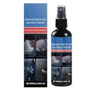 Déverglaçant pour Pare-brise de Voiture,Déverglacent Rapide 100ml pour Élimination Neige - Déneigement et Fonte de Glace pour Vitres d'Auto | pour Camion SUV Camping-car Vitre Rétroviseur Conduite Sûr