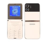 Déverrouillé Flip Senior Téléphone Portable avec Double écran, de Grands Boutons 2G Flip Téléphone pour Les Personnes âgées, Une clé Rapide Dia, Clair Son Fort, intégré LED Lampe