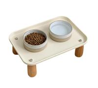 Déversement de table alimentaire pour chat - Proof Raised Edge Pet Supplies | Support alimentaire pour chien Station d'alimentation pour chat Maison Salon Balcon Cuisine Plancher Intérieur Extérieur